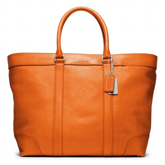 This is a smart looking authentic used Coach Bleeker Legacy Weekender Tote - Picture 3 of 5